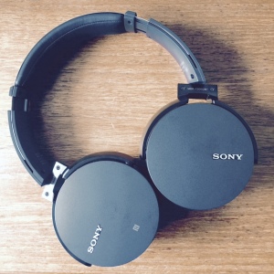 Sony MDR-xb950BT square headphones